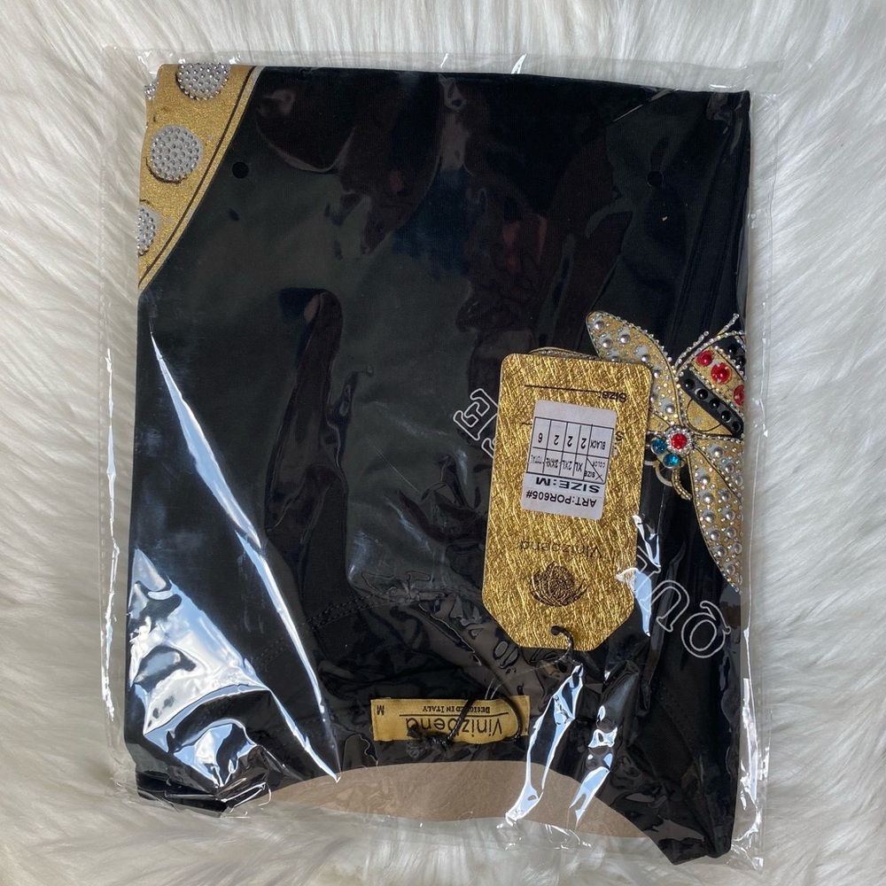 Vinizbena T-Shirt size M🐝color Black - Picture 11 of 15